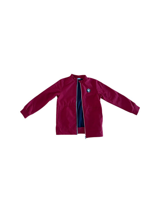 A Burgundy Lightweight Jackets from Jacadi in size 12Y for neutral. (Front View)