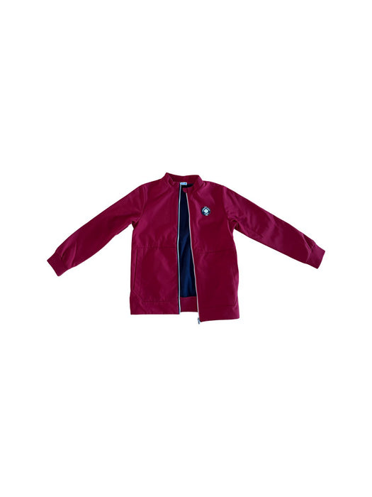 A Burgundy Lightweight Jackets from Jacadi in size 12Y for neutral. (Front View)