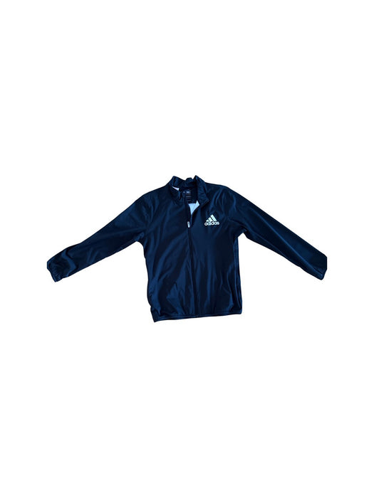 A Navy Lightweight Jackets from Adidas in size 12Y for neutral. (Front View)