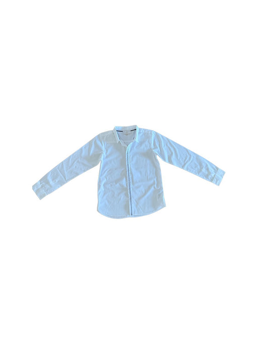 A White Long Sleeve Shirts from Jacadi in size 12Y for neutral. (Front View)