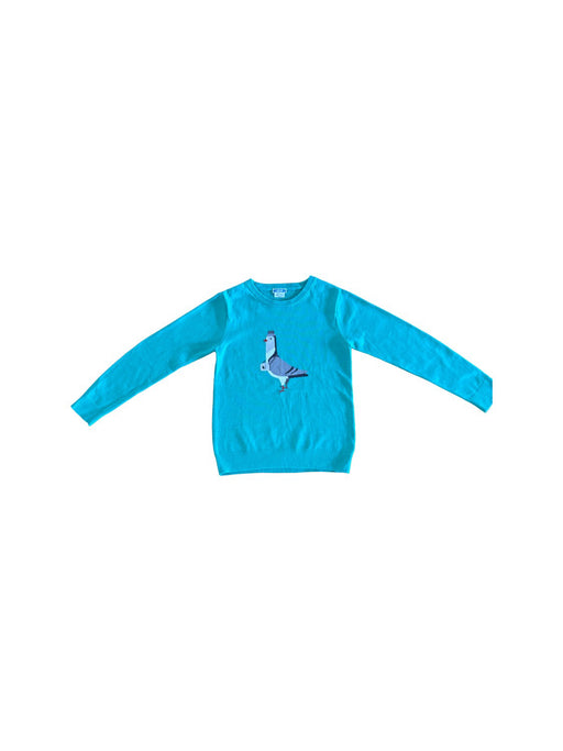 A Green Knit Sweaters from Jacadi in size 10Y for neutral. (Front View)