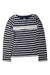 A Navy Long Sleeve Tops from Petit Bateau in size 8Y for girl. (Front View)