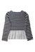 A Navy Long Sleeve Tops from Petit Bateau in size 8Y for girl. (Back View)