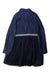 A Navy Long Sleeve Dresses from IKKS in size 8Y for girl. (Back View)