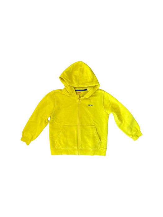 A Yellow Hooded Sweatshirts from ESPRIT in size 6T for neutral. (Front View)