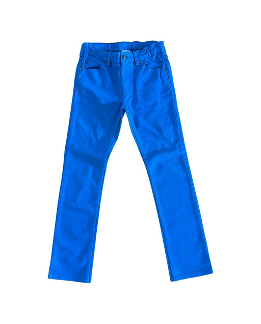 A Blue Casual Pants from Jacadi in size 10Y for boy. (Front View)