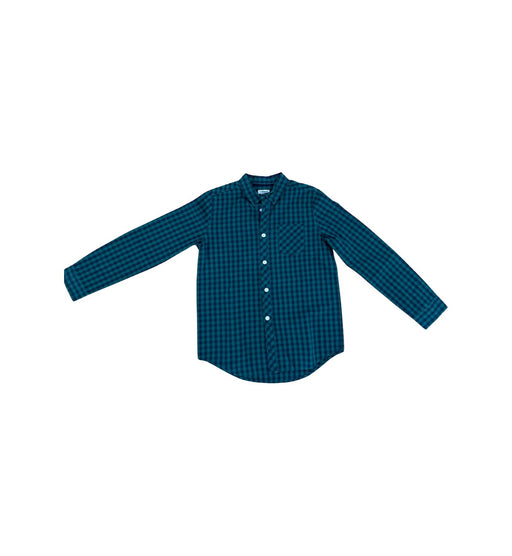 A Blue Long Sleeve Shirts from Cyrillus in size 12Y for boy. (Front View)