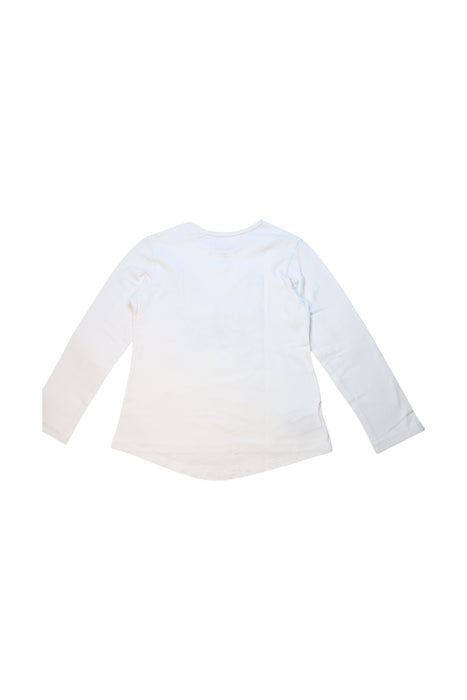 A White Long Sleeve Tops from Mayoral in size 6T for girl. (Back View)