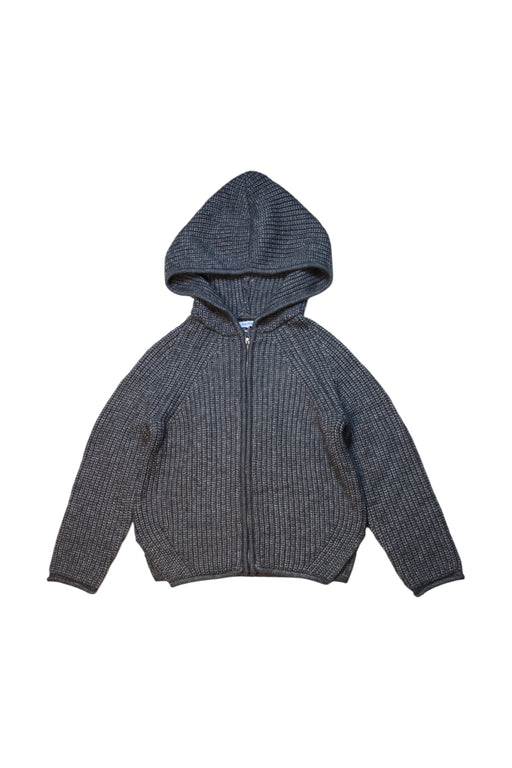 A Grey Hooded Sweatshirts from Mayoral in size 6T for neutral. (Front View)