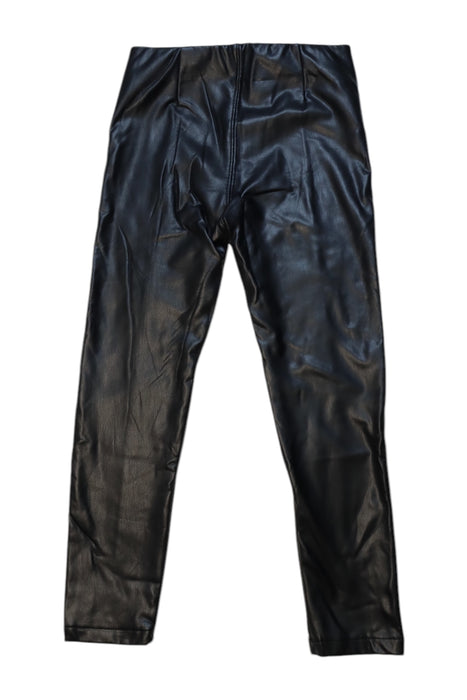 A Black Leggings from Mayoral in size 6T for girl. (Back View)