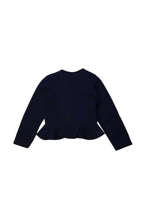 A Navy Blazers from Mayoral in size 6T for girl. (Back View)