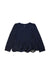 A Navy Long Sleeve Tops from Nicholas & Bears in size 6T for girl. (Back View)