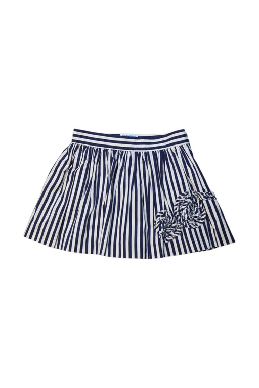 A Navy Short Skirts from Mayoral in size 4T for girl. (Front View)