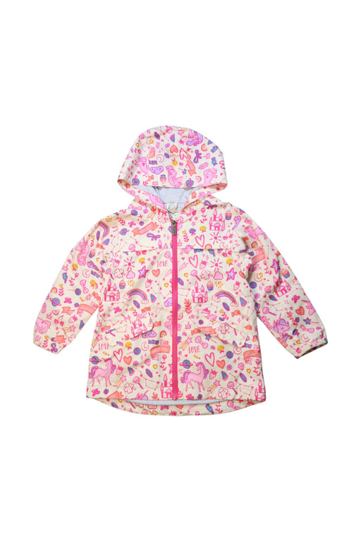 A Multicolour Rain Jackets from Hatley in size 5T for girl. (Front View)