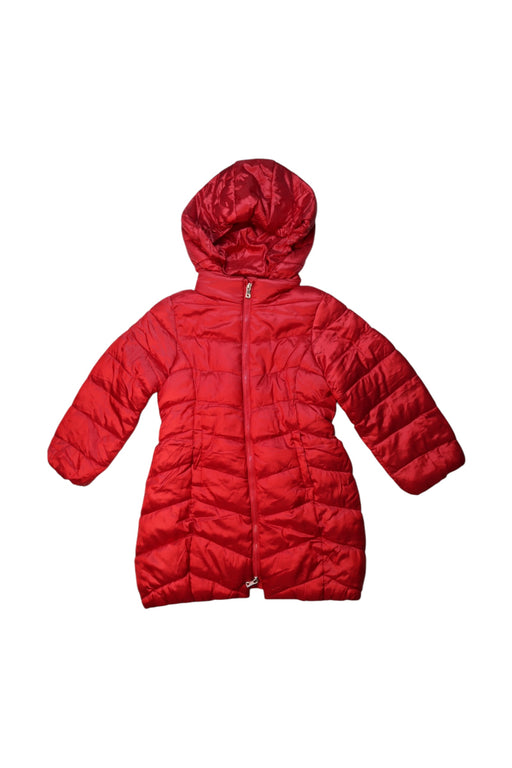 A Red Puffer/Quilted Coats & Outerwear from Mayoral in size 6T for girl. (Front View)