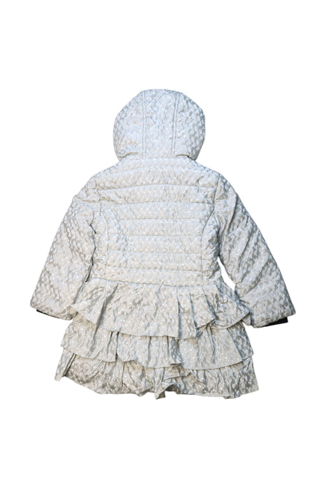 A Silver Puffer/Quilted Coats & Outerwear from Le Chic in size 4T for girl. (Back View)