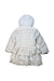 A Silver Puffer/Quilted Coats & Outerwear from Le Chic in size 4T for girl. (Back View)