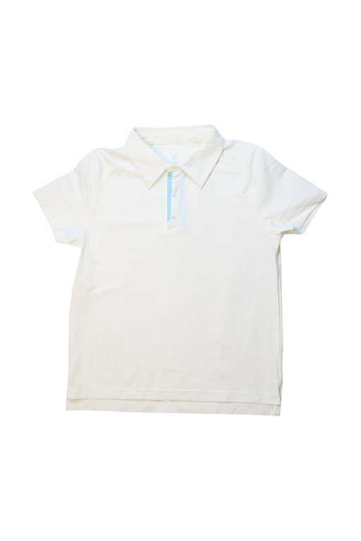 A White Short Sleeve Polos from Moody Tiger in size 5T for neutral. (Front View)