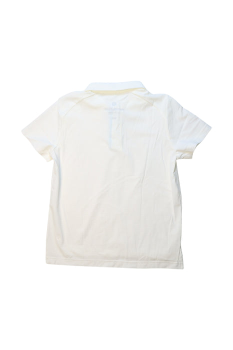 A White Short Sleeve Polos from Moody Tiger in size 5T for neutral. (Back View)
