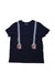 A Navy Short Sleeve T Shirts from Nicholas & Bears in size 4T for boy. (Front View)