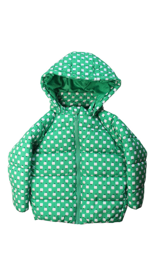 A Green Puffer/Quilted Coats & Outerwear from Seed in size 4T for neutral. (Front View)