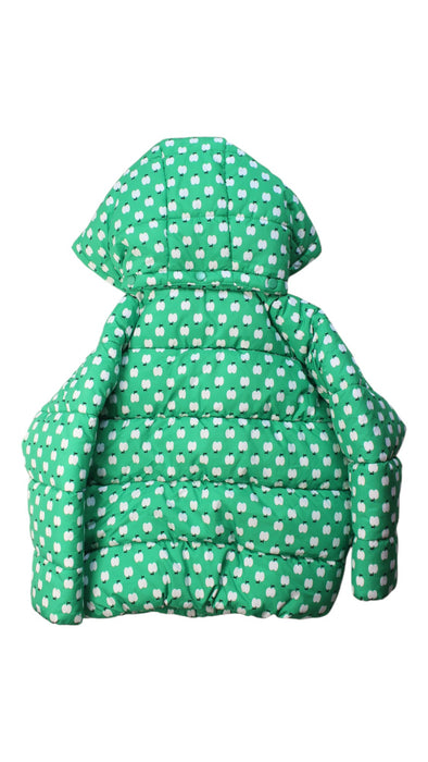A Green Puffer/Quilted Coats & Outerwear from Seed in size 4T for neutral. (Back View)