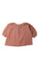 A Peach Short Sleeve Tops from Excuse My French in size 2T for girl. (Back View)