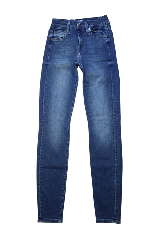 A Blue Jeans from 7 For All Mankind in size 12Y for neutral. (Front View)