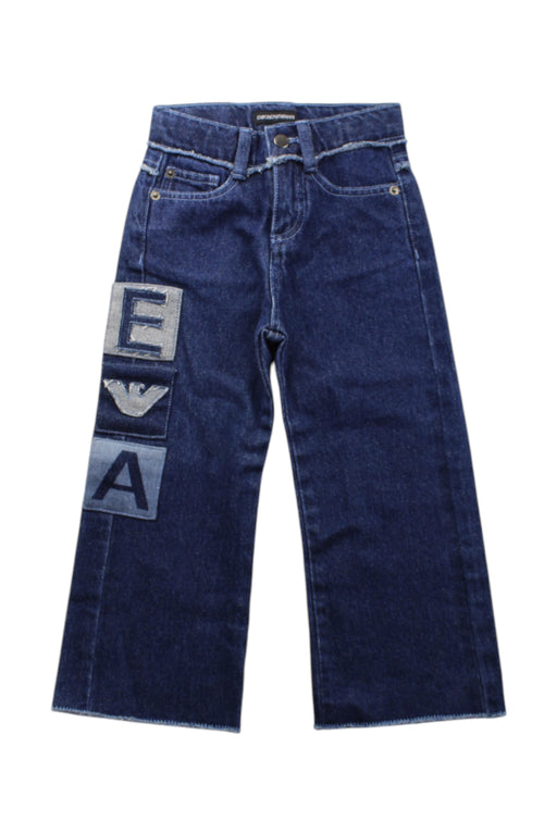 A Blue Jeans from Armani in size 4T for boy. (Front View)