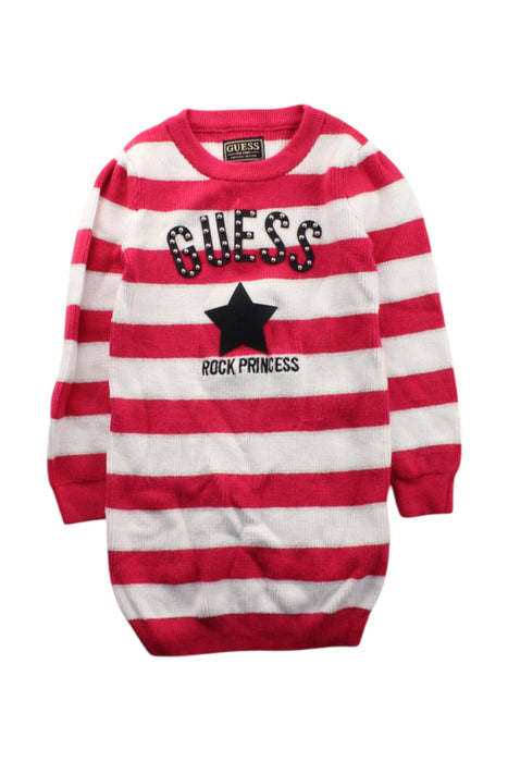 A Red Sweater Dresses from Guess in size 3T for girl. (Front View)