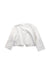 A White Cardigans from Il Gufo in size 4T for girl. (Back View)