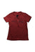 A Burgundy Short Sleeve T Shirts from Guess in size 8Y for boy. (Front View)