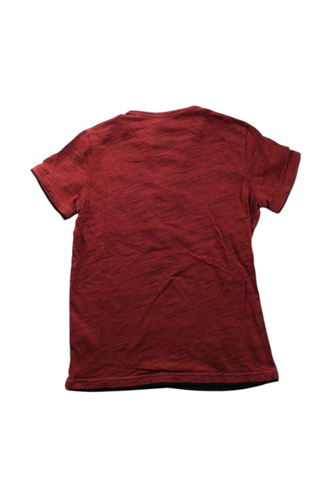 A Burgundy Short Sleeve T Shirts from Guess in size 8Y for boy. (Back View)