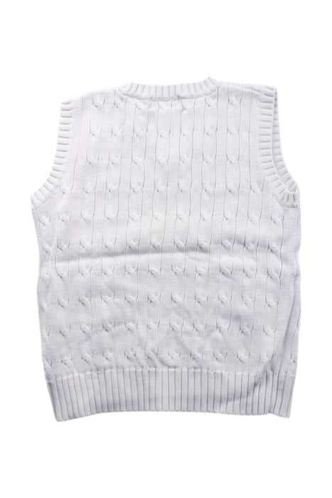 A White Dress Up Vests from Polo Ralph Lauren in size 6T for boy. (Back View)