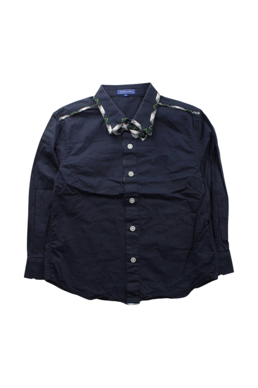 A Navy Long Sleeve Shirts from Nicholas & Bears in size 6T for boy. (Front View)
