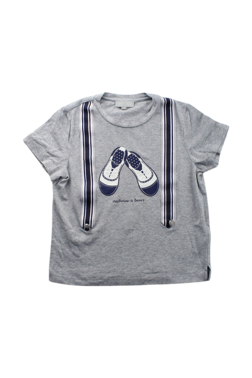 A Grey Short Sleeve T Shirts from Nicholas & Bears in size 3T for neutral. (Front View)
