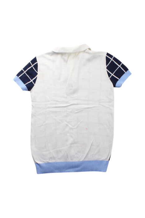A Navy Short Sleeve Polos from Nicholas & Bears in size 8Y for neutral. (Back View)
