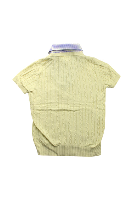 A Yellow Short Sleeve Shirts from Nicholas & Bears in size 4T for boy. (Back View)
