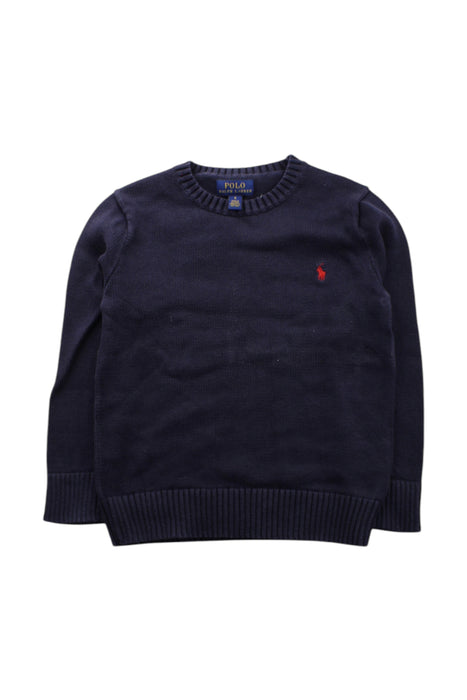A Navy Knit Sweaters from Polo Ralph Lauren in size 6T for neutral. (Front View)