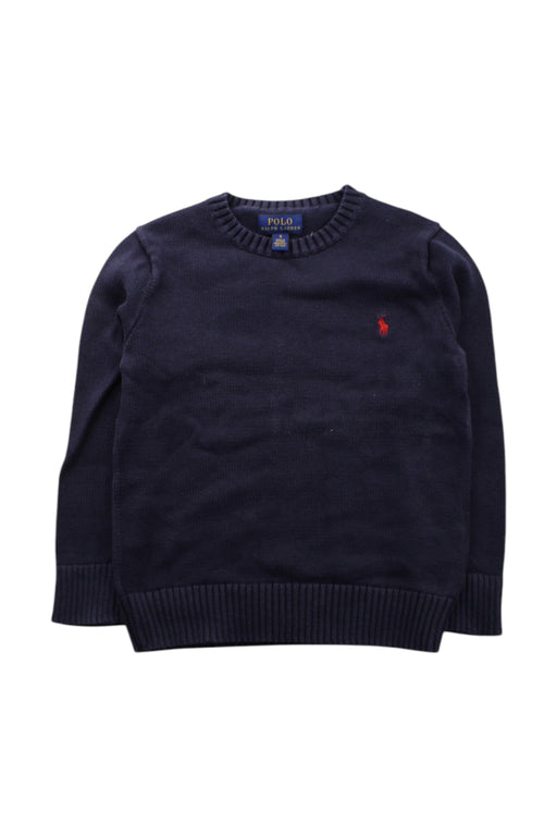 A Navy Knit Sweaters from Polo Ralph Lauren in size 6T for neutral. (Front View)
