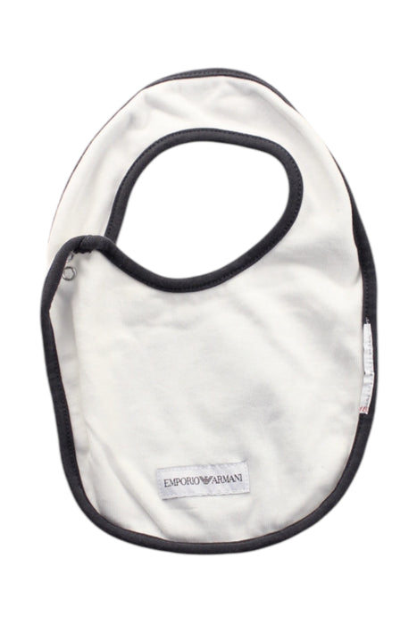 A White Bibs from Armani in size O/S for neutral. (Back View)