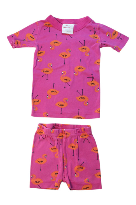 A Pink Shorts Sets from Hanna Andersson in size 2T for girl. (Front View)