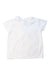 A White Short Sleeve Tops from Jacadi in size 6T for girl. (Front View)