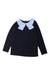 A Black Long Sleeve Tops from Jacadi in size 6T for girl. (Front View)