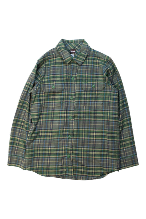 A Green Long Sleeve Shirts from Tea in size 10Y for boy. (Front View)