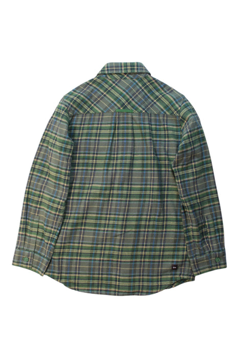 A Green Long Sleeve Shirts from Tea in size 10Y for boy. (Back View)