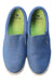 A Blue Slip Ons from Crewcuts in size 11Y for neutral. (Back View)