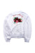 A White Zippered Sweatshirts from Monnalisa in size 9Y for girl. (Back View)