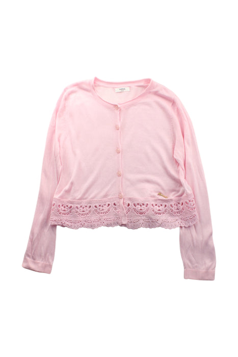 A Pink Cardigans from Balabala in size 7Y for girl. (Front View)