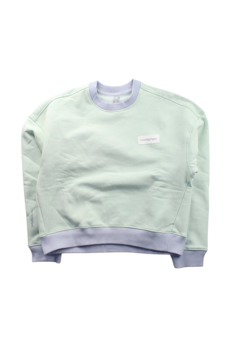 A Green Crewneck Sweatshirts from Moody Tiger in size 10Y for neutral. (Front View)